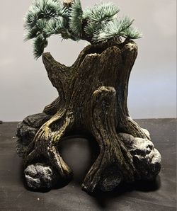 Tree Stump Aquarium Decor