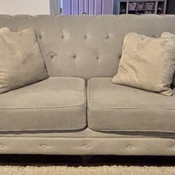 Sofa, Loveseat, Pillows