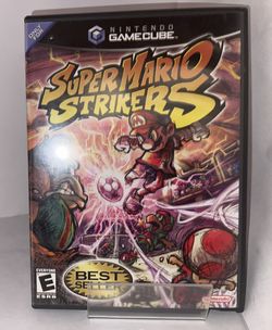 Súper Mario Strikers Gamecube Case & Manual