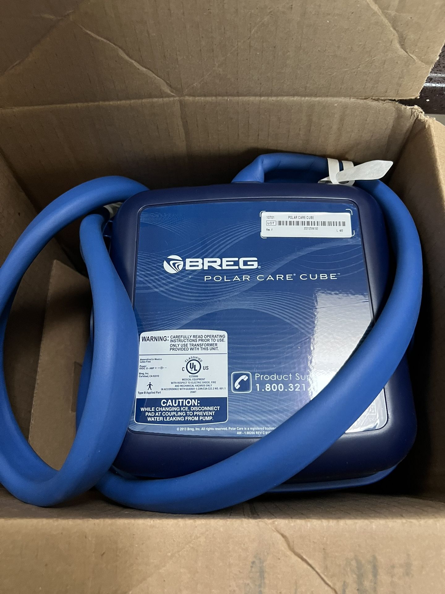Breg Polar Care Cube Cold Therapy - Polar Care Cube with WrapOn
