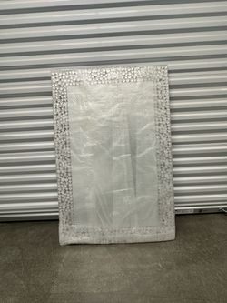 Glass flat mirror