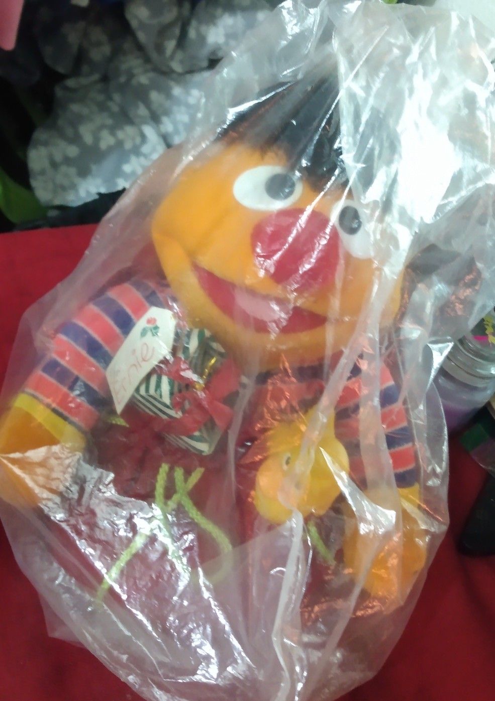 Elmo in Xmas bag