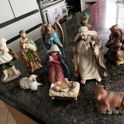 10 Pieces Nativity Set