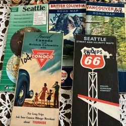 5 Vintage Road Maps