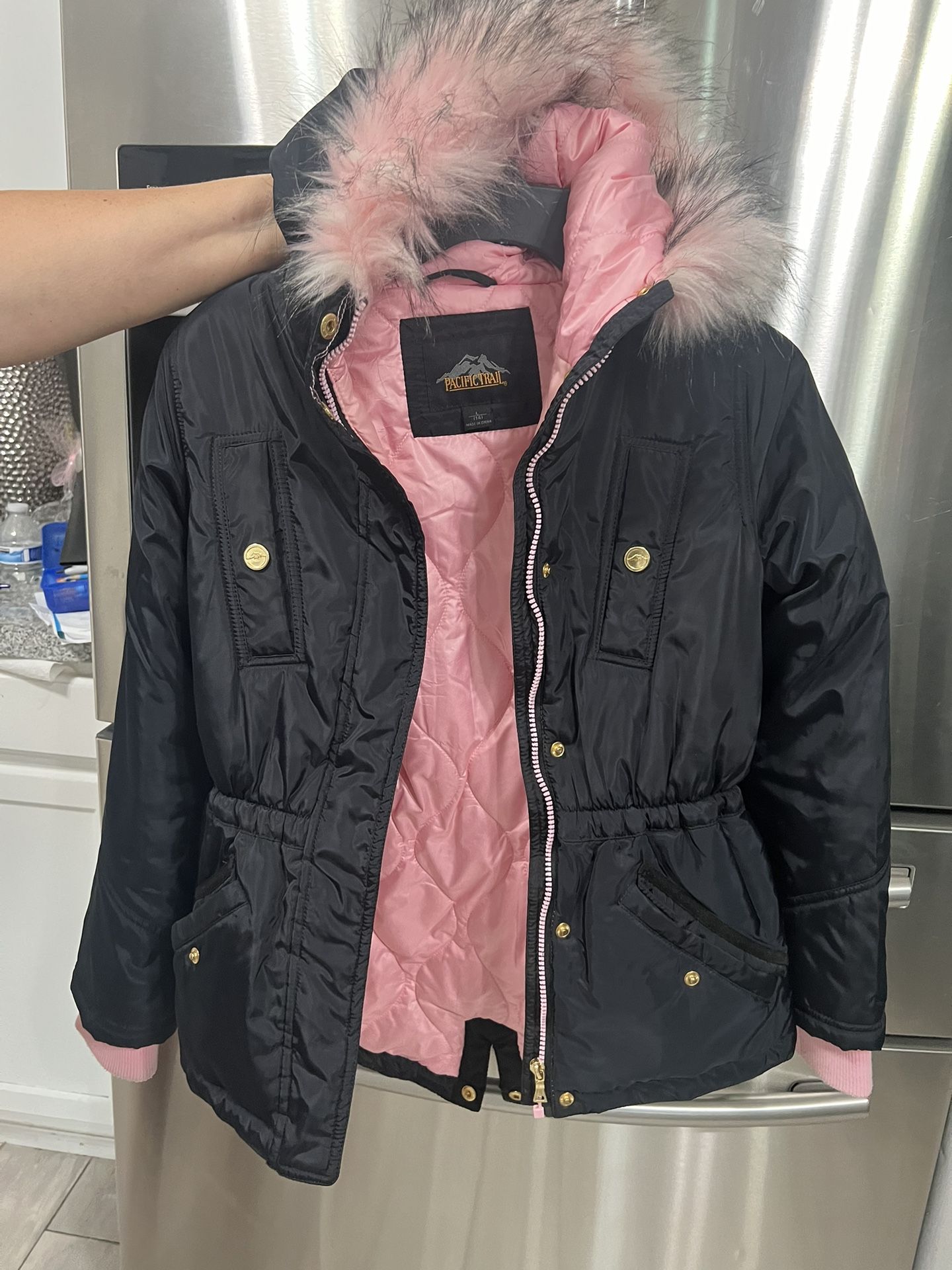 Pink And Black Pacific Trail Jacket 