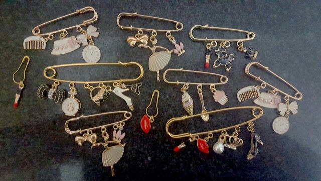 Pins: MUA, Attitude, Sweet Shop, The Date, etc.