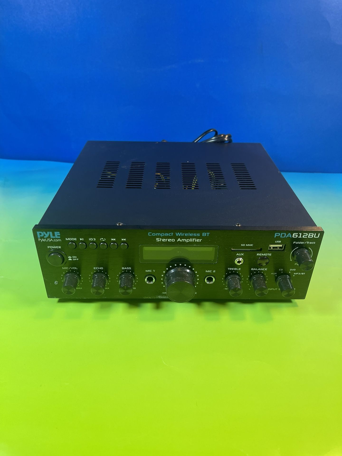 Pyle PDA612BU.5 MP3 Bluetooth Home Amplifier Receiver