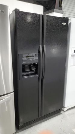 Whirlpool Side-by-Side Black Refrigerator
