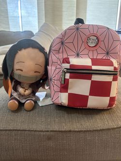 Demon Slayer Mini Backpack & Plush Set