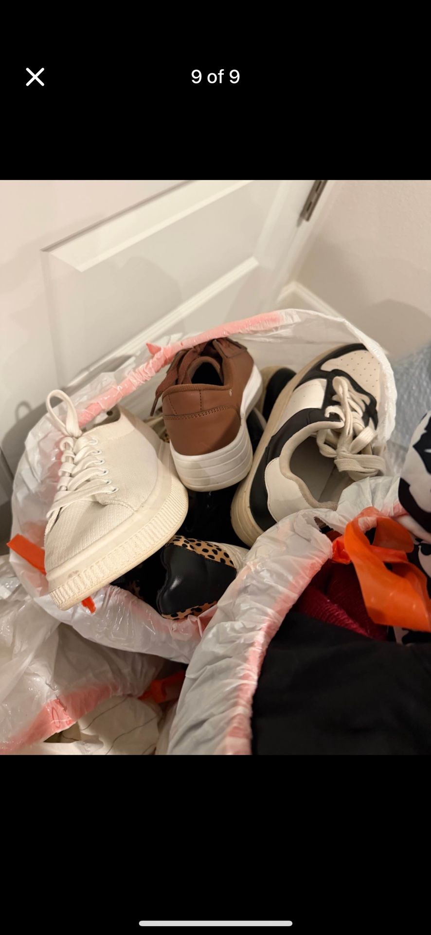 LOW PRICE MOVING- BULK MYSTERY BAGS OF CLOTHING SHOES AND ACCESSORIES