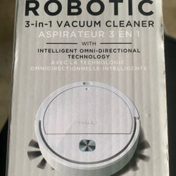 Mahli Robotic 3-In-1 Vacuum Cleaner with Intelligent Omni-Directional Sweeps Mop