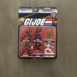 In Hand, Brand New, Never Opened Jada Nano Metalfigs - Die Cast - G.I. Joe 6 pack 1/2” Figures