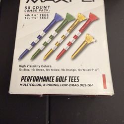 Maxfli 50 Count Golf Tees 