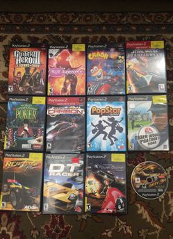 Lots of games, PS1, PS2, and original Xbox