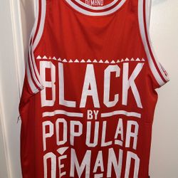 Men’s Black By Popular Demand Jersey (Large)