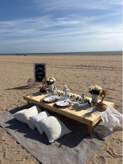 Summer beach picnic