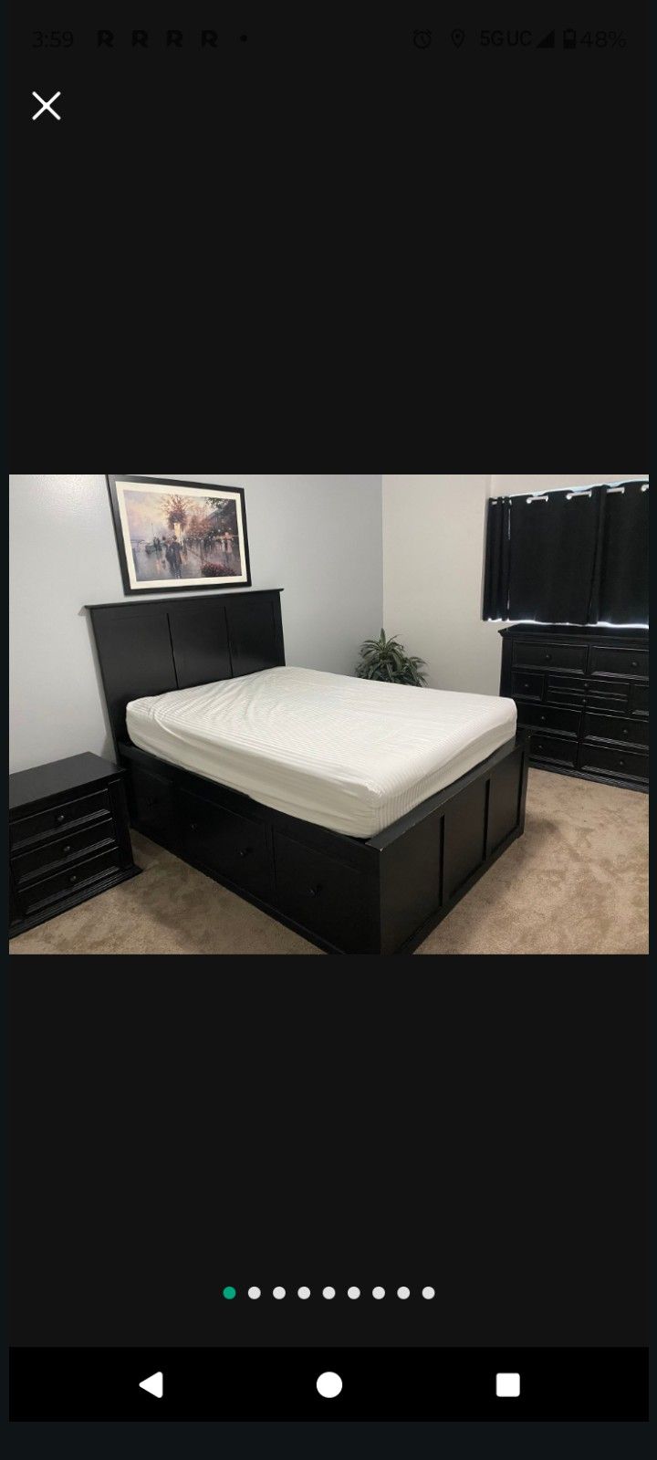 Full Bedroom Suit Black