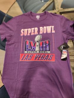 Brand New Official 47 Brand Super Bowl 58 LVIII Tshirt Size S. Tags Attached
