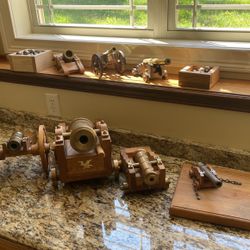 Black Powder Cannons And Balls   7 Different Configurations Of Cannons 