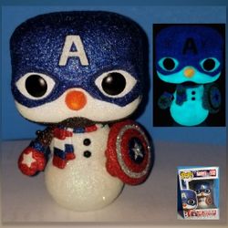 Funko Pop, Glow Diamond  Captain America 