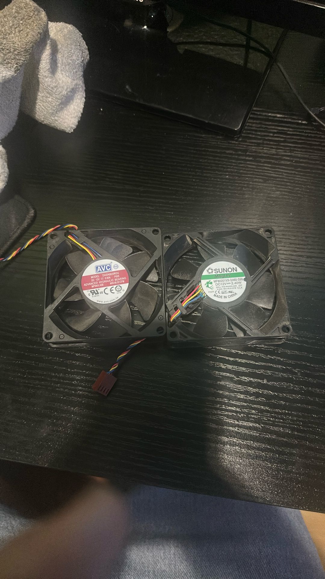 2 Pc Case Fans