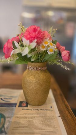 Party centerpieces /Pink Floral OBO