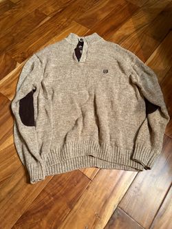 Men’s chaps brown pullover sweater. Size xl