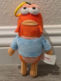 Pop Mart Bikini Bottom Buddies Plush Pendant Whimsical Limp Fish