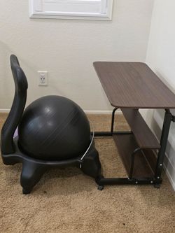 exercise ball chair