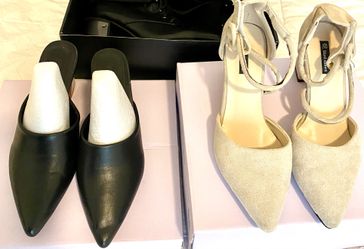 Two Women Pair Of Shoes used once !