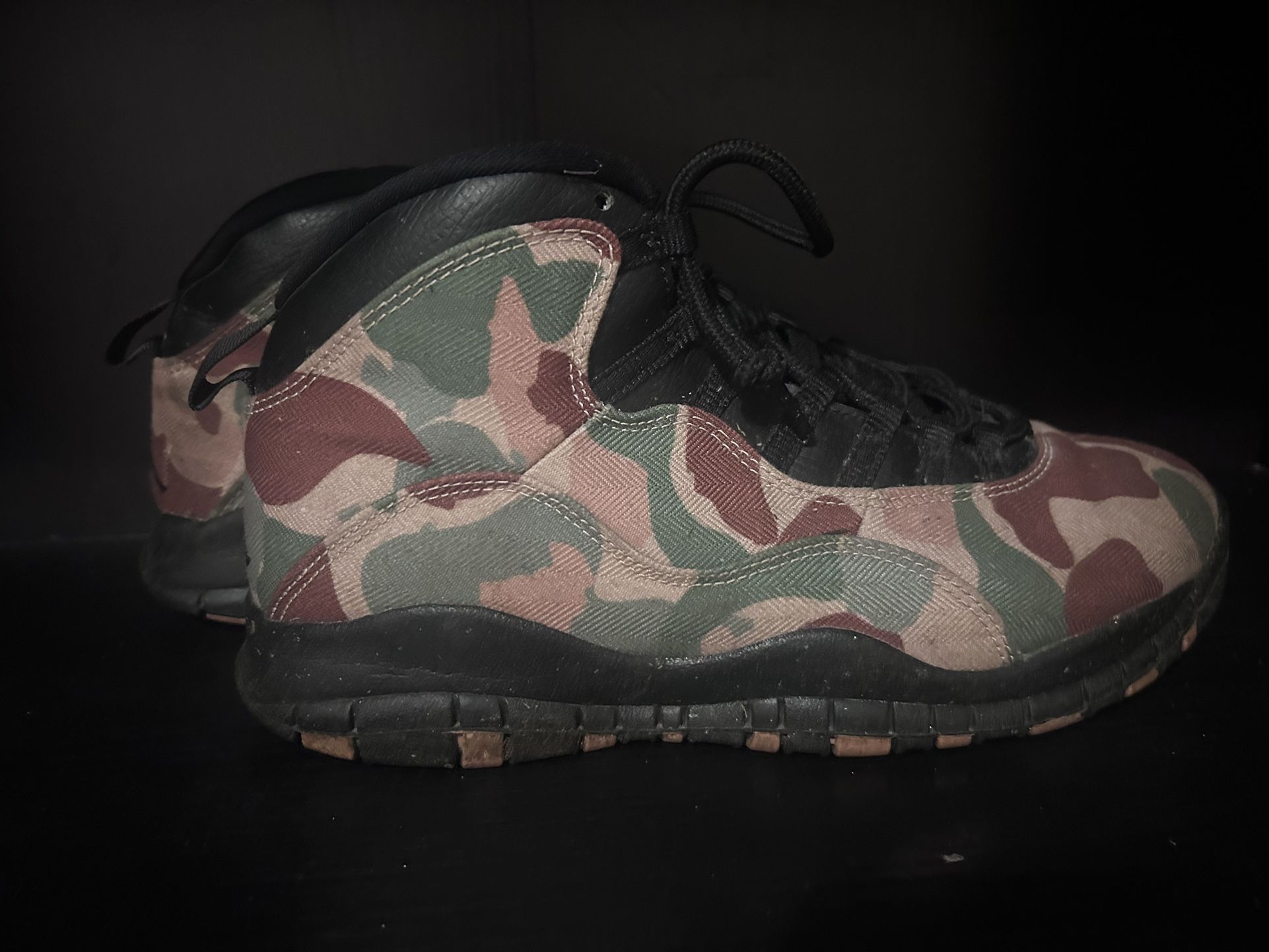 Jordan 10 Retro Camo Size 7