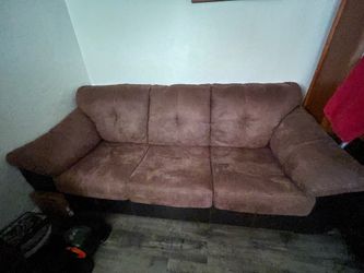 Large and small brown Ashley furniture