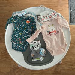 Baby Clothes And pacifier 