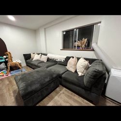 Dark Gray Sectional Couch