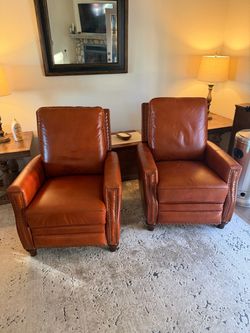 Leather reclining chairs