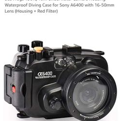 Sea Frogs Underwater Camera Housing Waterproof Diving Case for Sony A6400