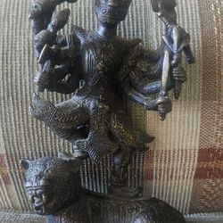 VINTAGE HANUMAN ON TIGER. RARE!!