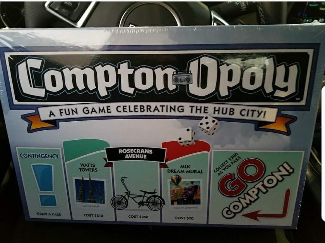 Compton monopoly game limited edition