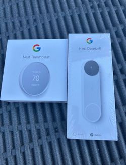 Doorbell Camera, Thermostat +, nest Mini