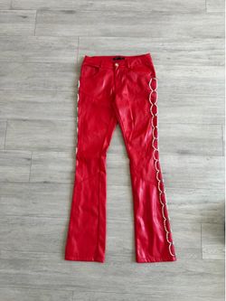 mens leather pants