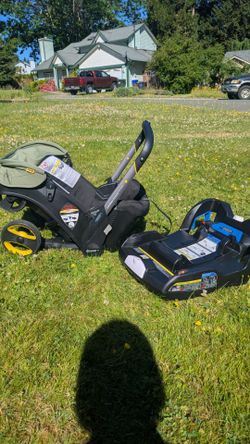 Doona Car Seat & Stroller, Desert Green - All-in-One Travel System