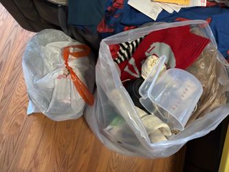 2 bags of clothes & miscellaneous FREE