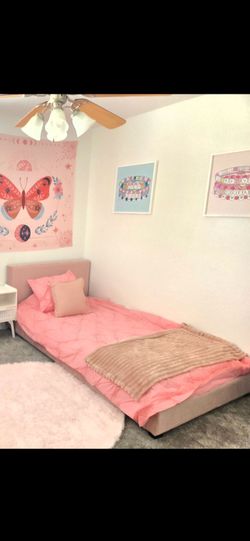 AFW Pink Twin Bedframe