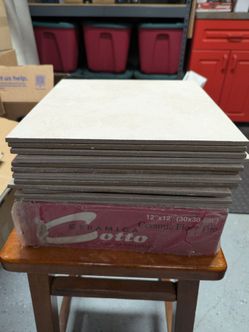 12 x 12 Ceramic tiles - 23 sq ft
