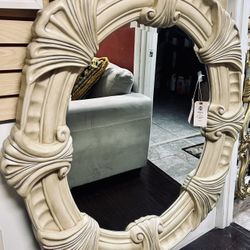 AICO By Michael Amini MONTE CARLO White Sideboard Mirror - GA