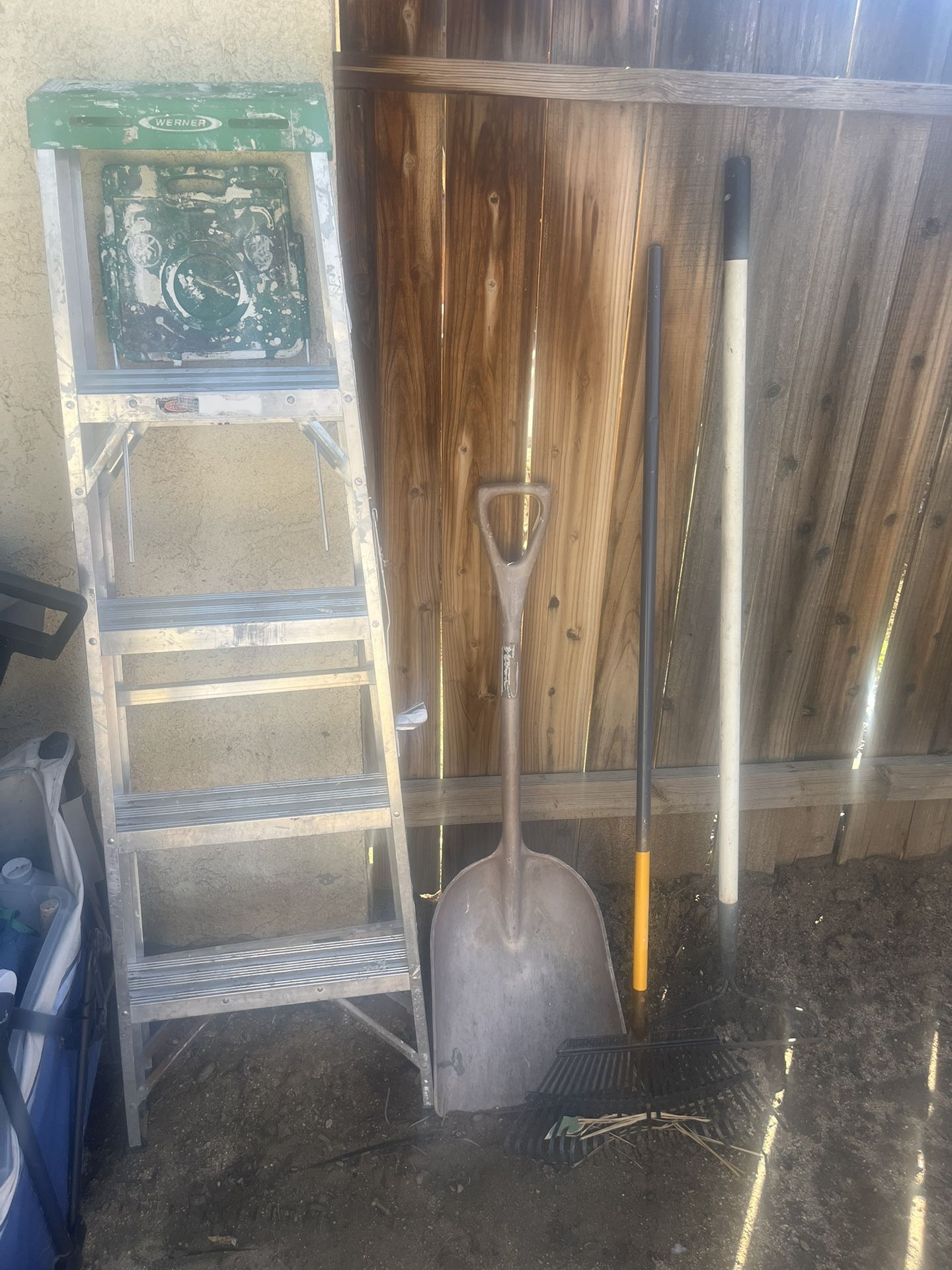 8ft Step Ladder And Yard Tools . Must Go