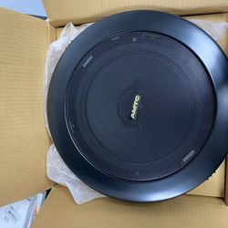 AMTC EQ-SPKRMB 8" 70V In-ceiling Recess Mount Speaker Black.