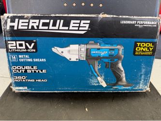 New Hercules 20 v metal cutting shears