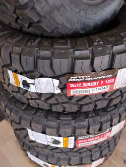 New set of tires 35 1250 20 Lt nitto
