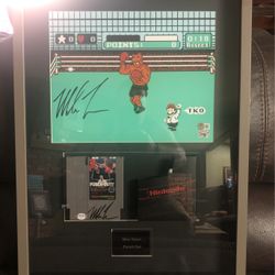 Mike Tyson Signed Art